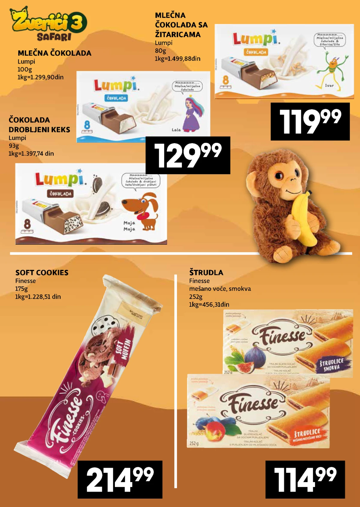 IDEA Roda Mercator Zverići 3 Safari akcija Lumpi pelene i vlažne maramice strana 8