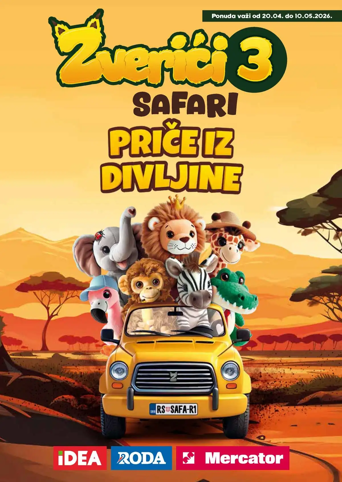 IDEA, Roda i Mercator Zverići Priče iz divljine akcija katalog sniženja