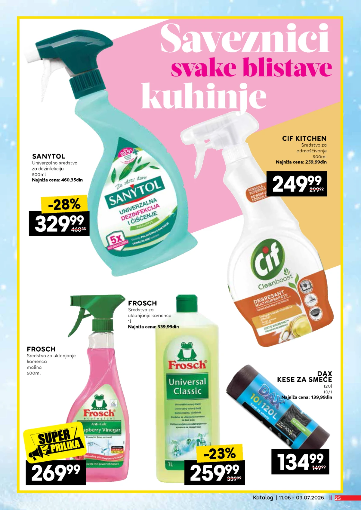 Proizvodi za kuhinju, pripremu hrane i organizaciju doma