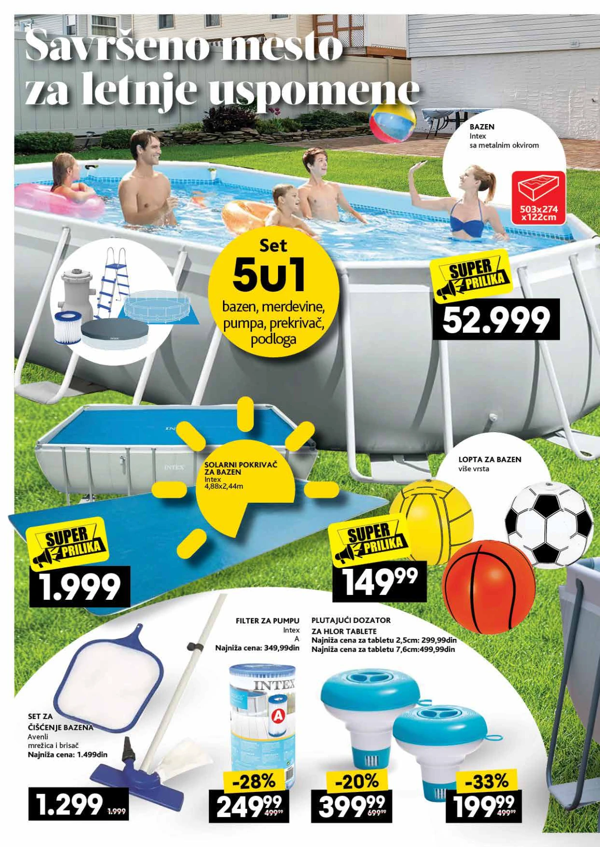 IDEA i RODA letnji katalog strana 2 – bazeni, oprema za održavanje i letnji dodaci