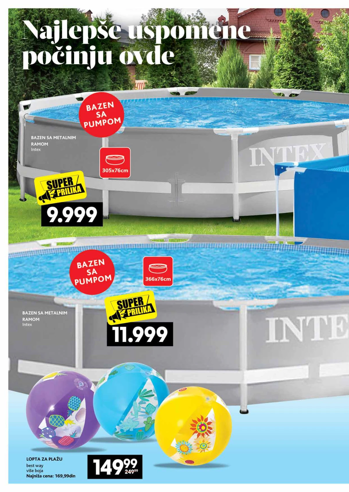 IDEA i RODA letnji katalog strana 6 – bazeni, lopte i letnja zabava