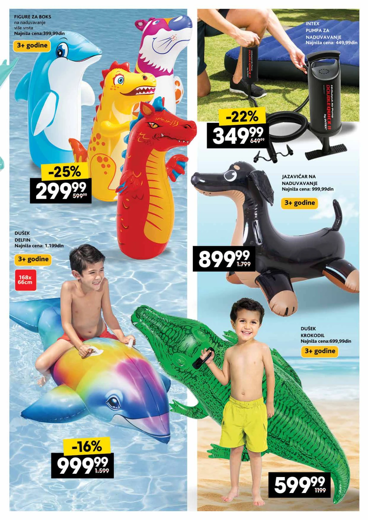 IDEA i RODA letnji katalog strana 11 – dušeci na naduvavanje, pumpe i letnji rekviziti