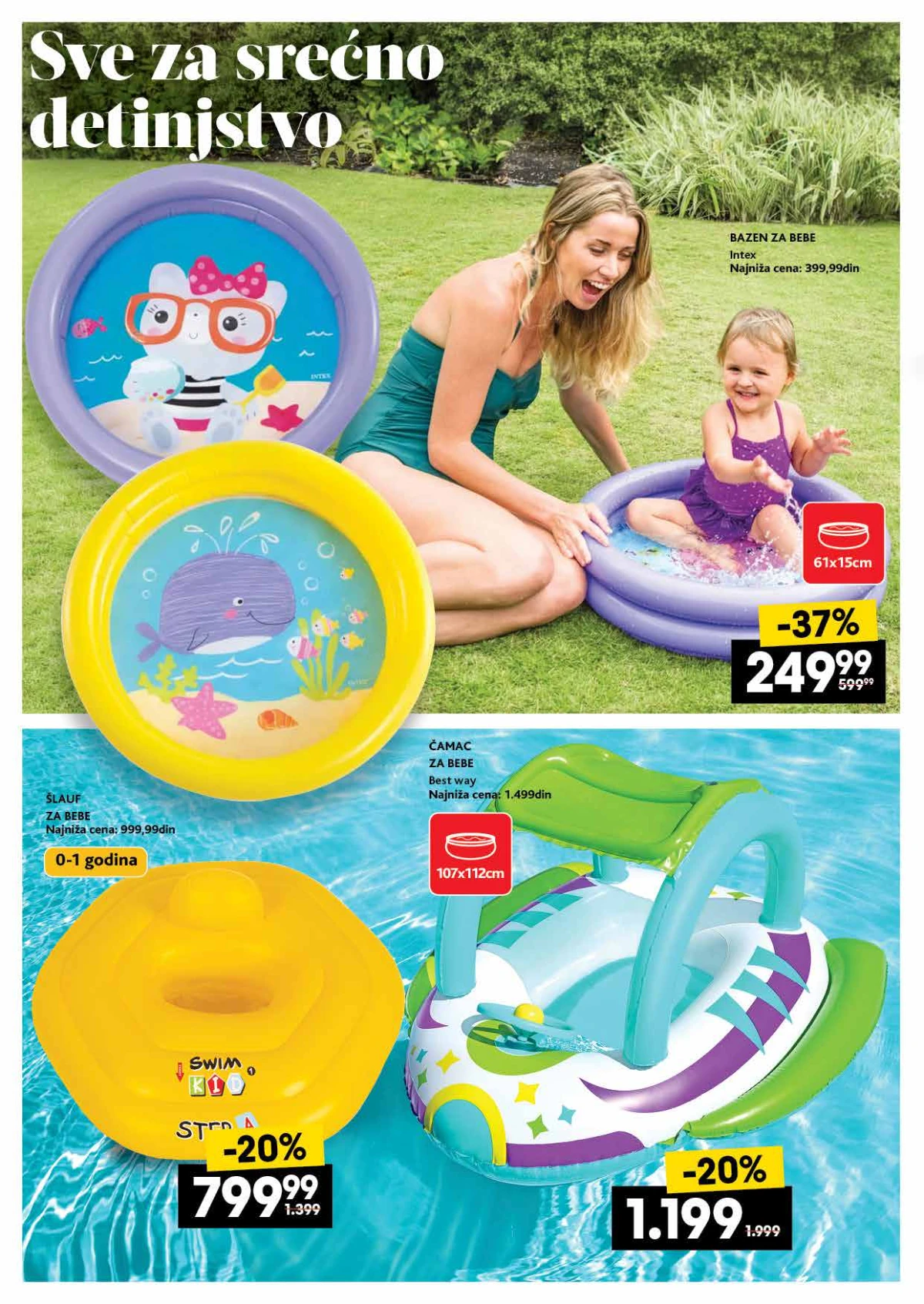 IDEA i RODA letnji katalog strana 14 – bazeni i oprema za bebe