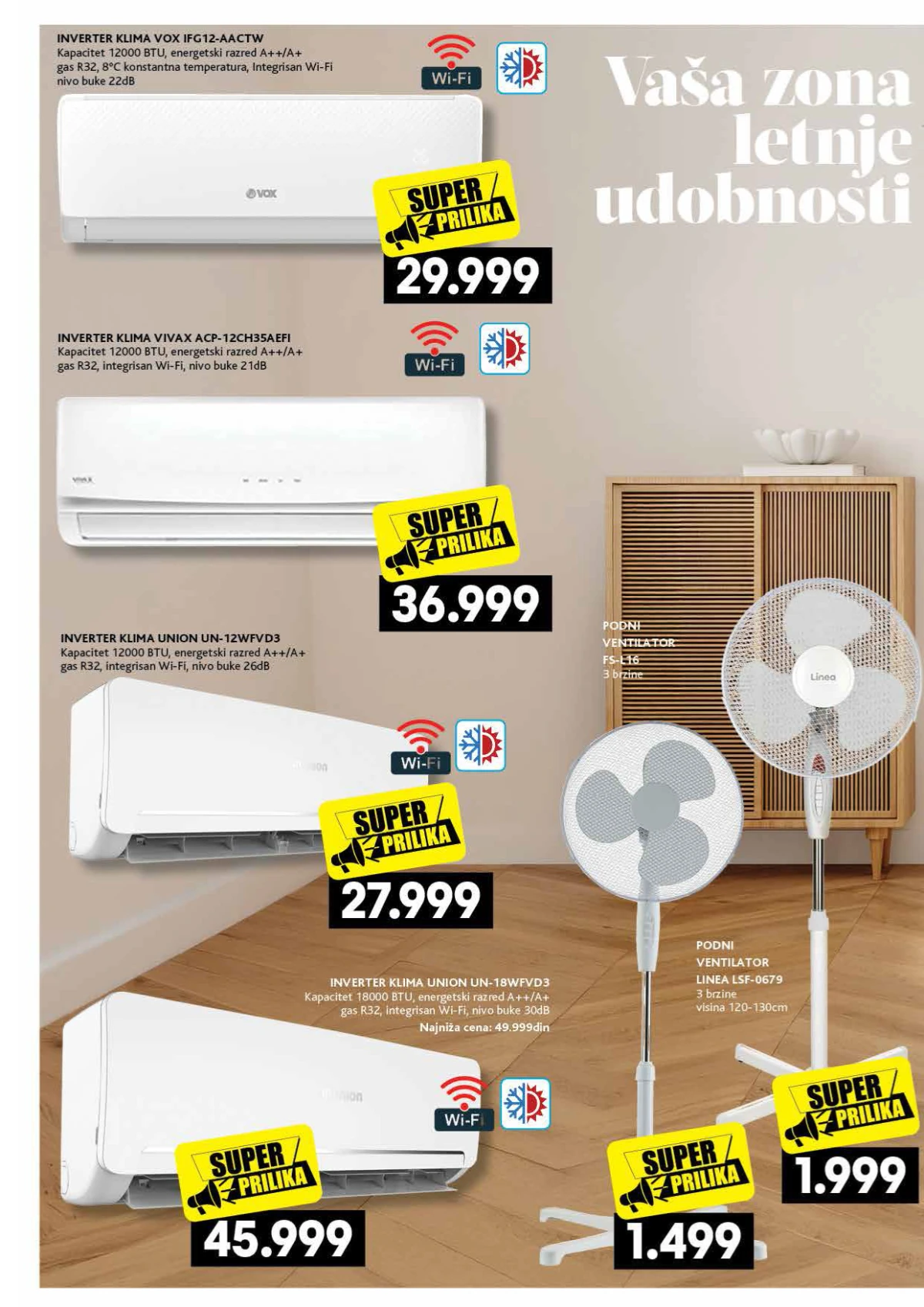 IDEA i RODA letnji katalog strana 34 – proizvodi za leto, dom i svakodnevne potrebe