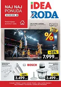 Idea i Roda akcija NAJ NAJ PONUDA Katalog sniženja do 18.11.2025