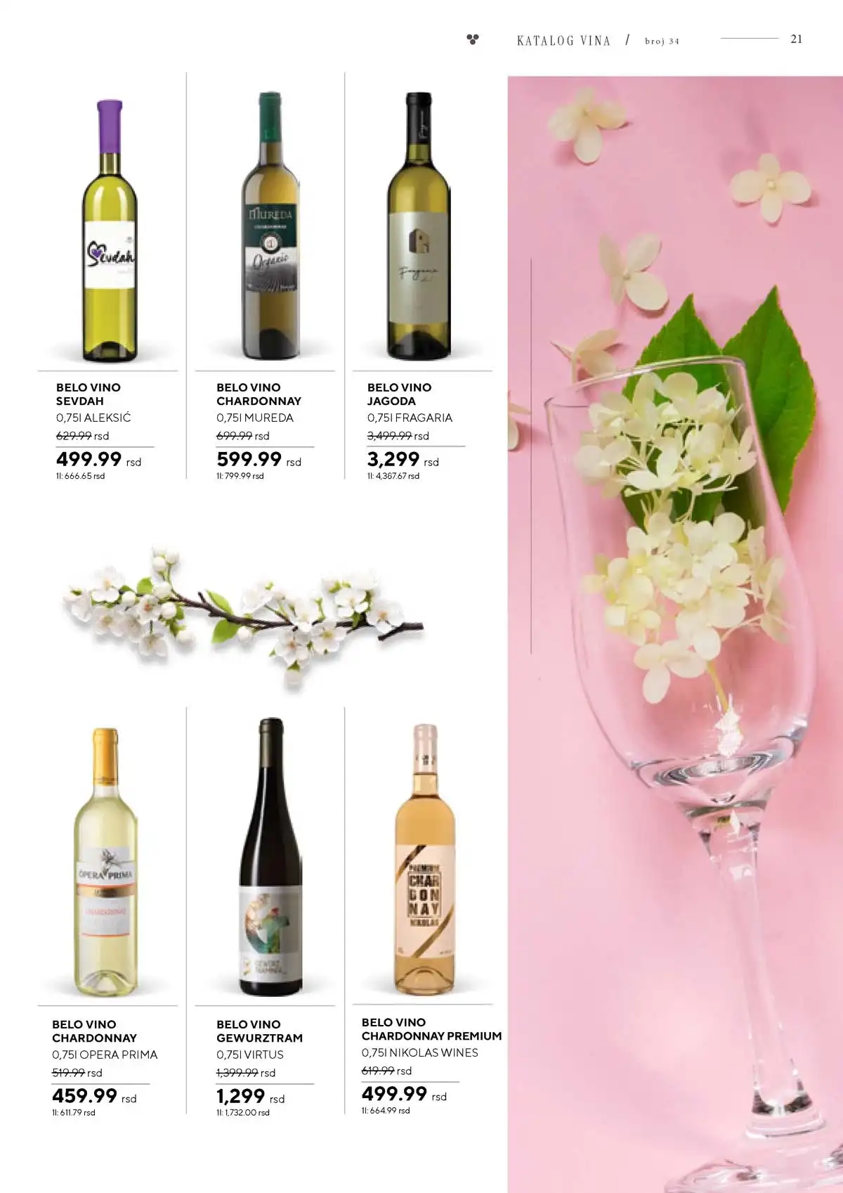 IDEA, Roda i Mercator katalog vina sniženja strana 21 Srbija