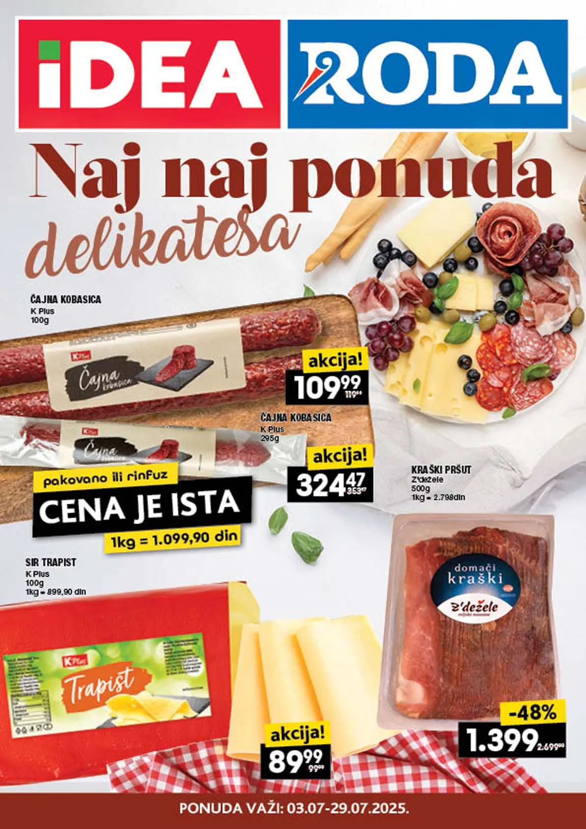 Idea i roda kataloška akcija vina sniženja