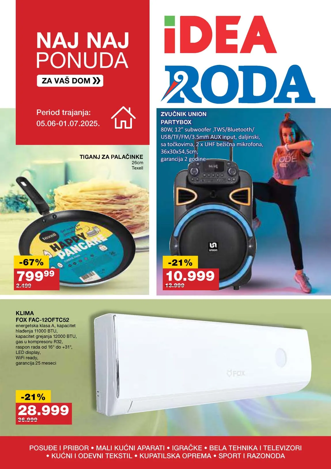 Idea i roda kataloška akcija vina sniženja