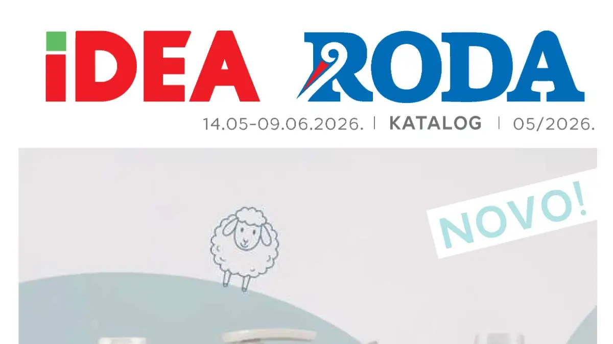 IDEA i RODA katalog za bebe i negu do 09.06.2026 – Pampers, Chicco i kozmetika na sniženju