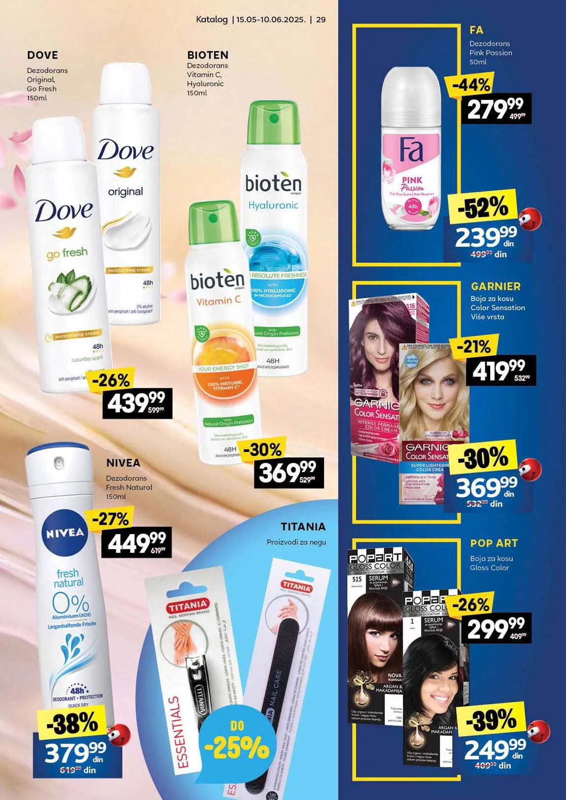 Idea kataloška akcija sniženja