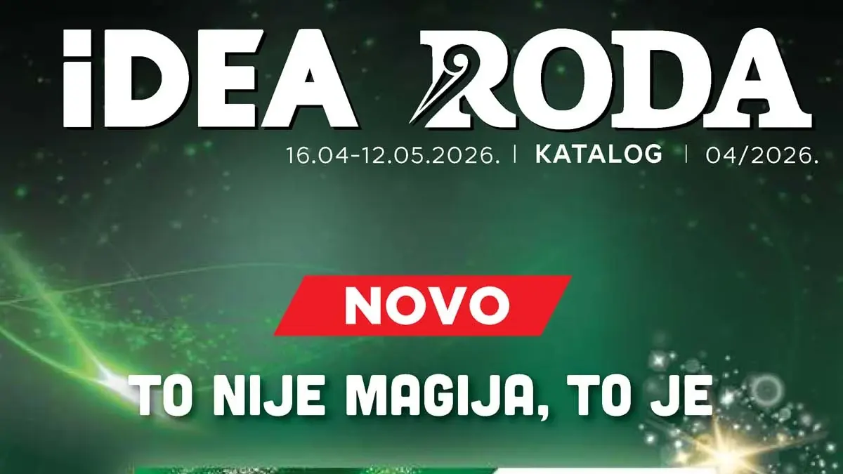 Idea i Roda Akcija neprehrane sniženja – akcija do 12. maja 2026 Srbija