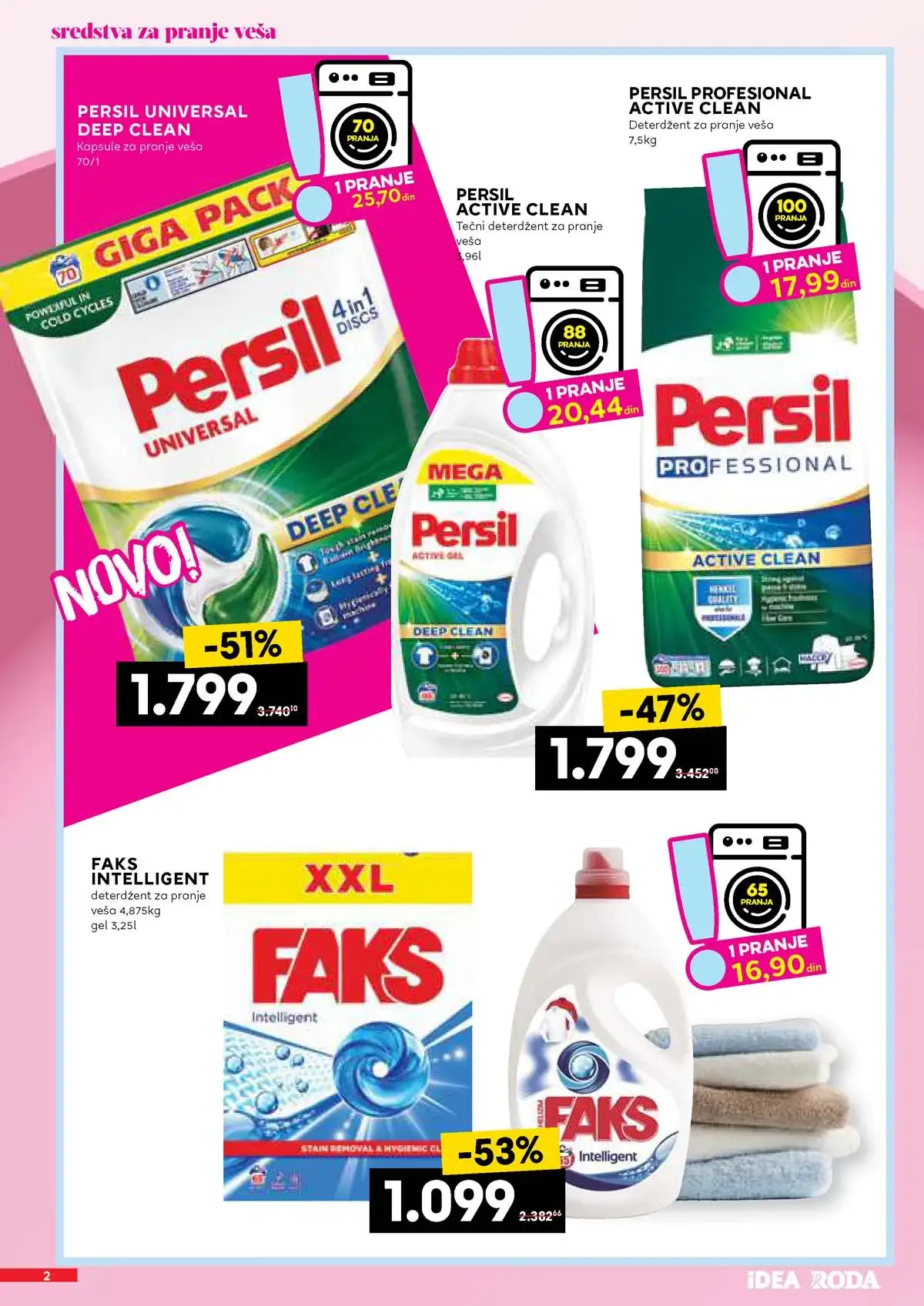 IDEA RODA akcija neprehrana sniženja do 50 posto proizvodi za domaćinstvo Srbija strana 2
