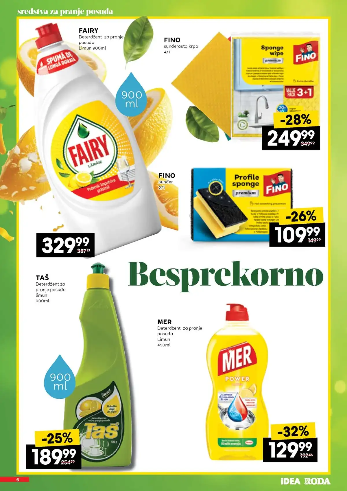 IDEA RODA akcija neprehrana sniženja do 50 posto proizvodi za domaćinstvo Srbija strana 6