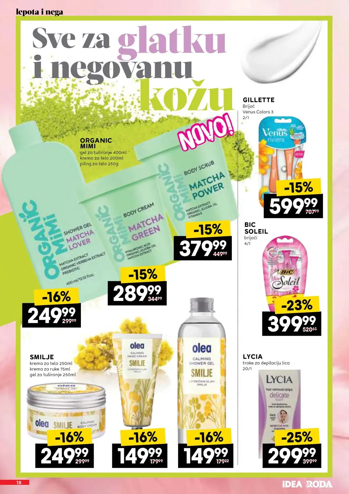 IDEA RODA akcija neprehrana sniženja do 50 posto proizvodi za domaćinstvo Srbija strana 18