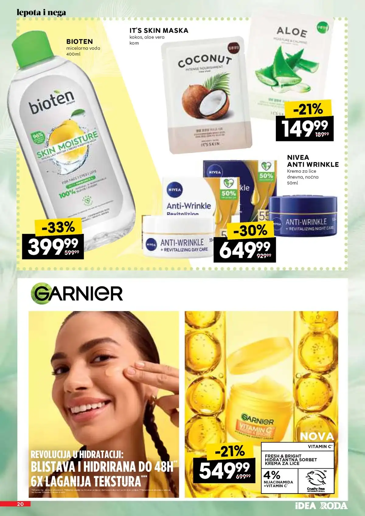 IDEA RODA akcija neprehrana sniženja do 50 posto proizvodi za domaćinstvo Srbija strana 20