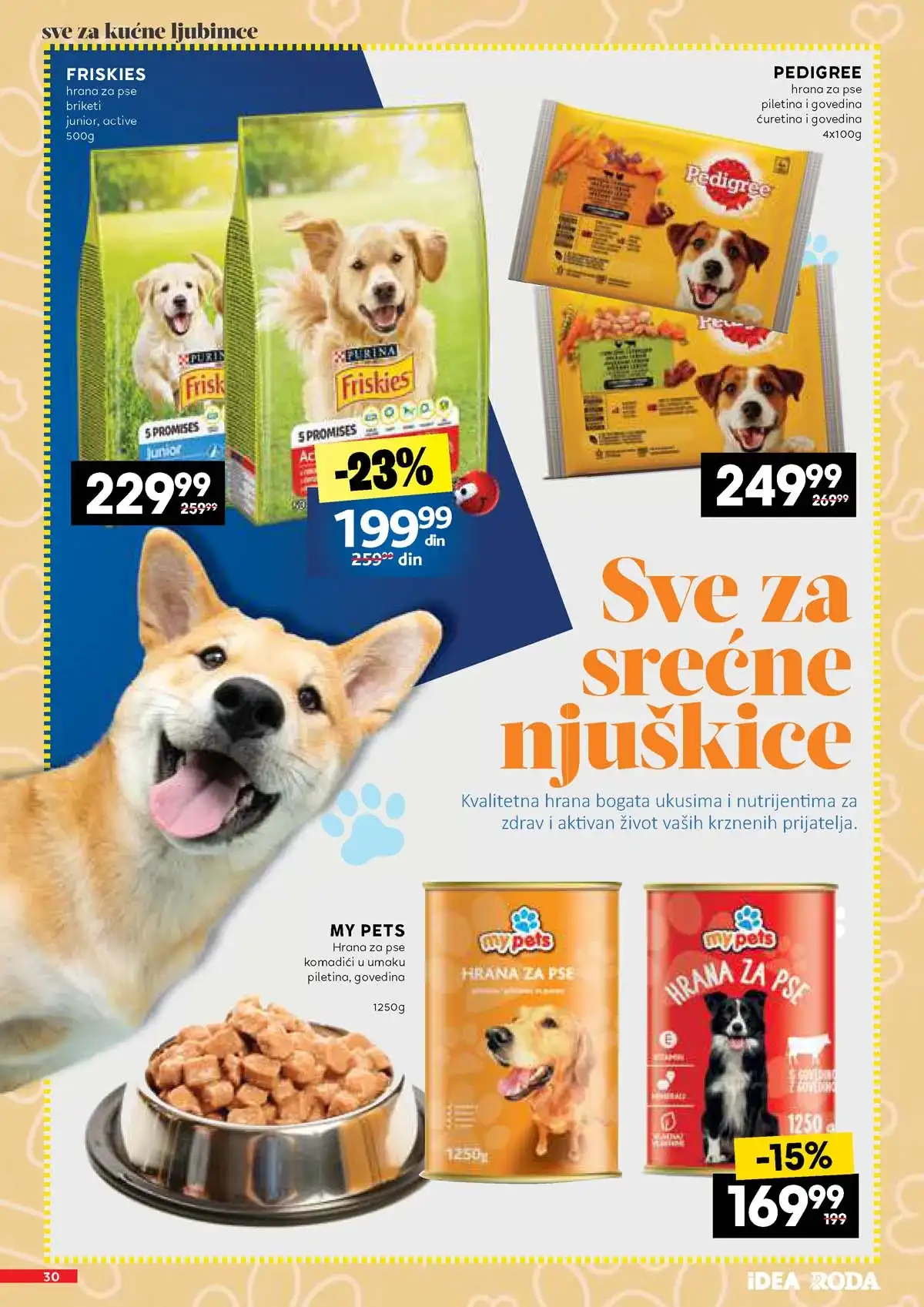 IDEA RODA akcija neprehrana sniženja do 50 posto proizvodi za domaćinstvo Srbija strana 30