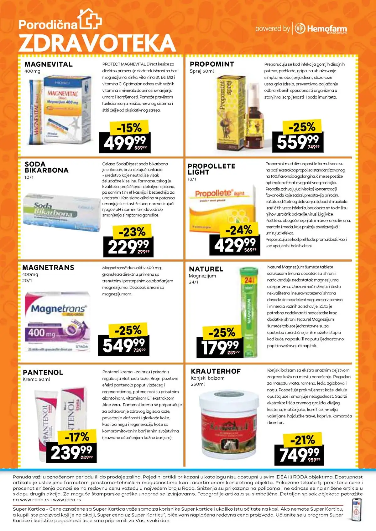IDEA RODA akcija neprehrana sniženja do 50 posto proizvodi za domaćinstvo Srbija strana 32