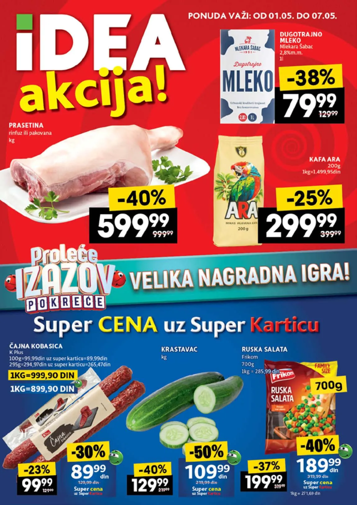 Idea kataloška akcija sniženja