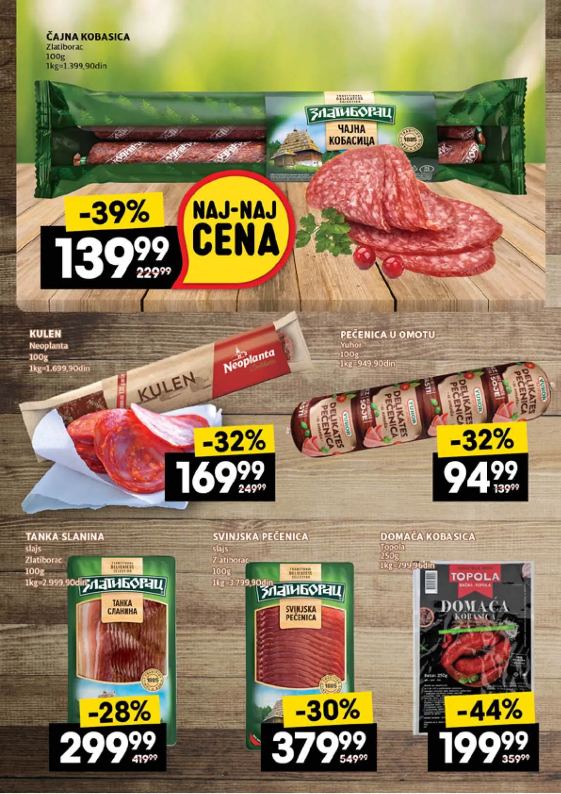 Idea kataloška akcija sniženja