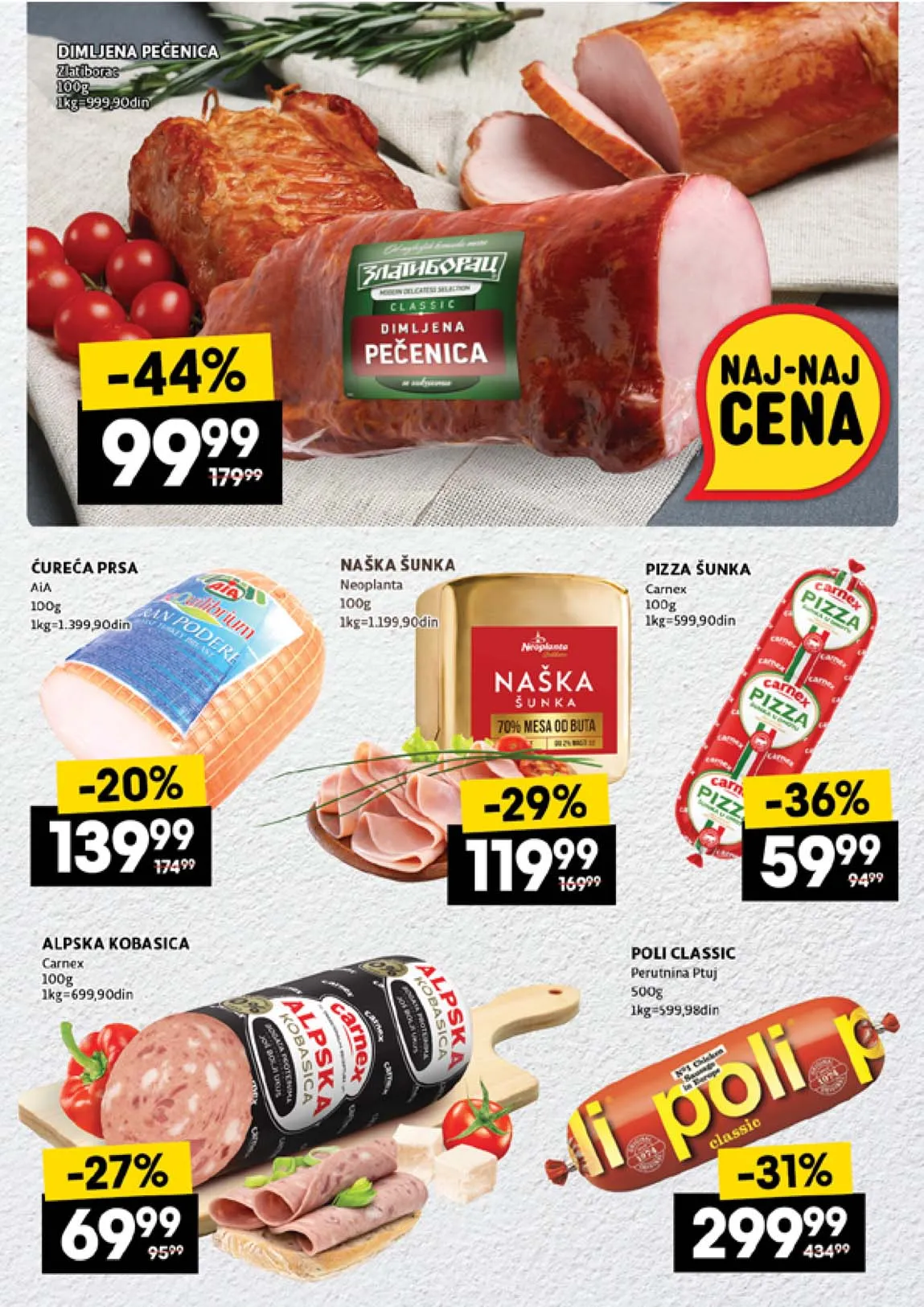 Idea kataloška akcija sniženja