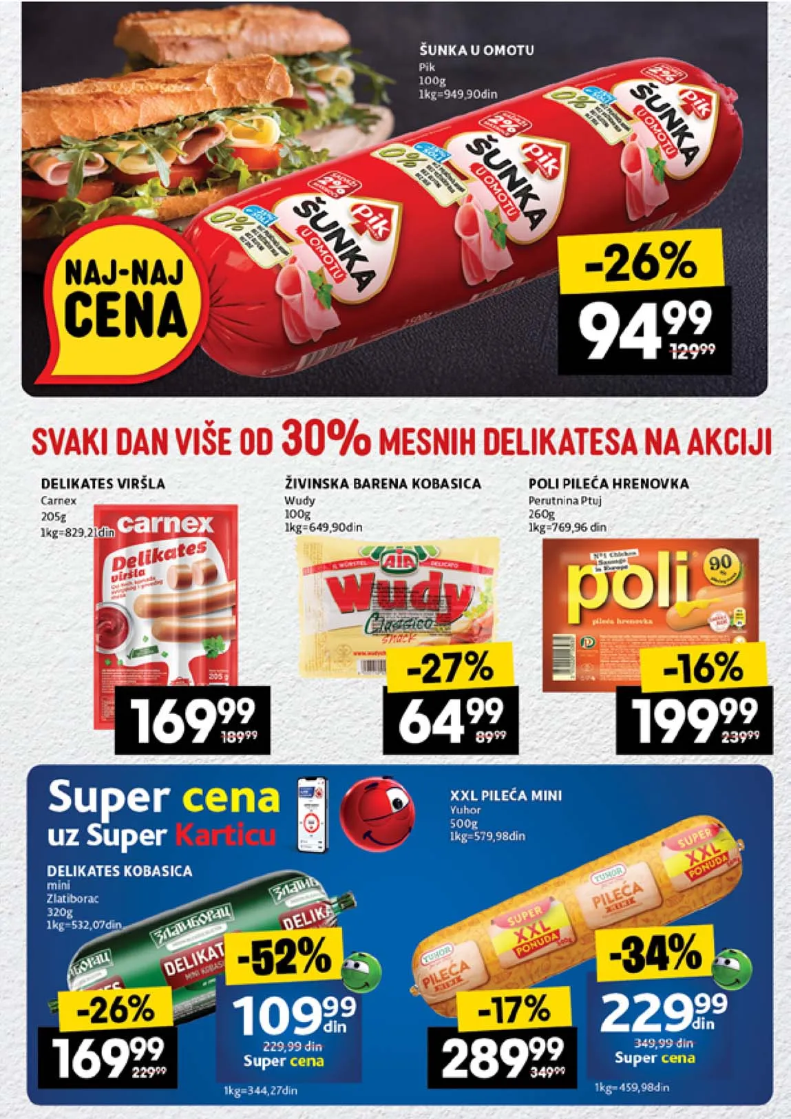 Idea kataloška akcija sniženja