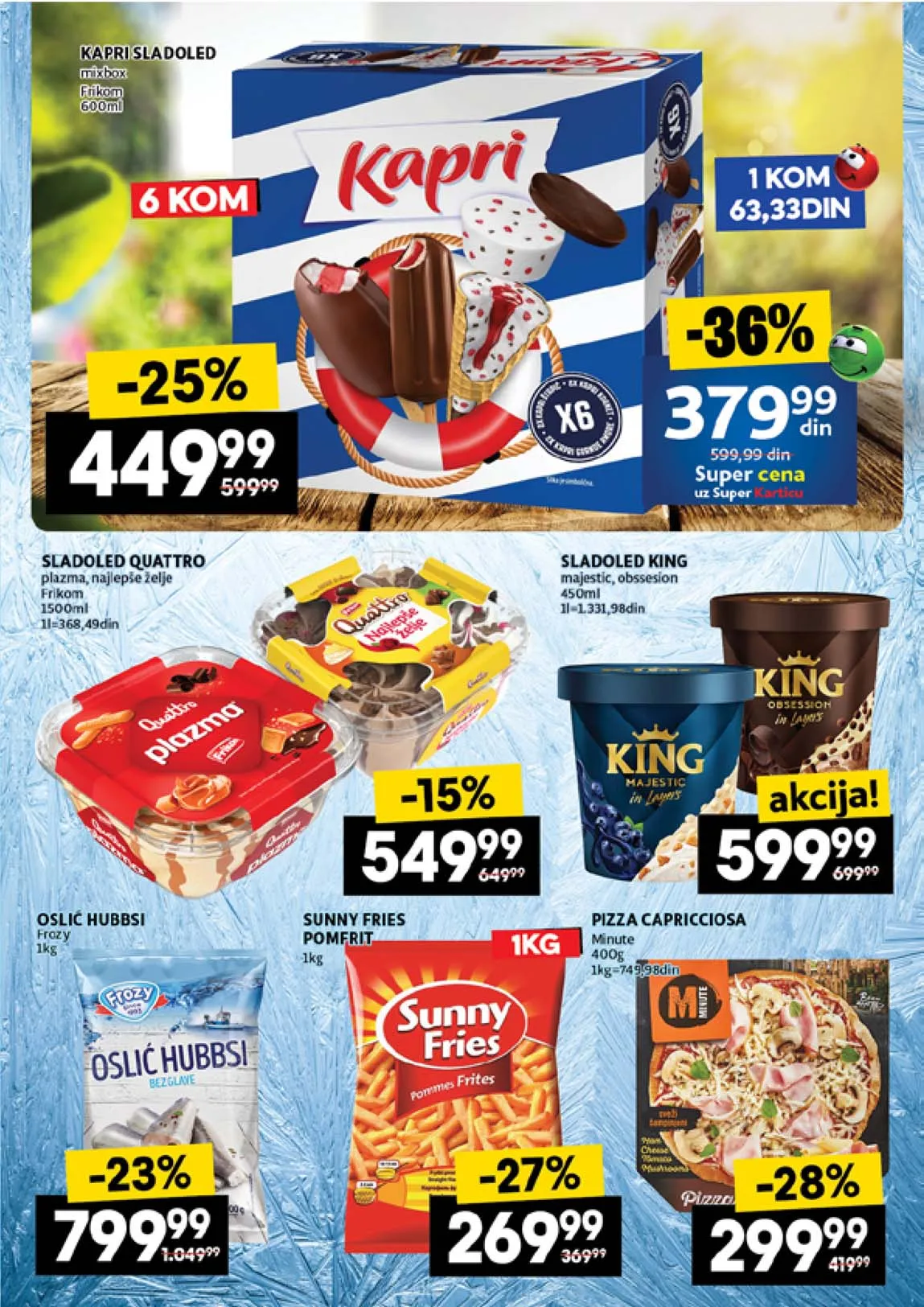 Idea kataloška akcija sniženja