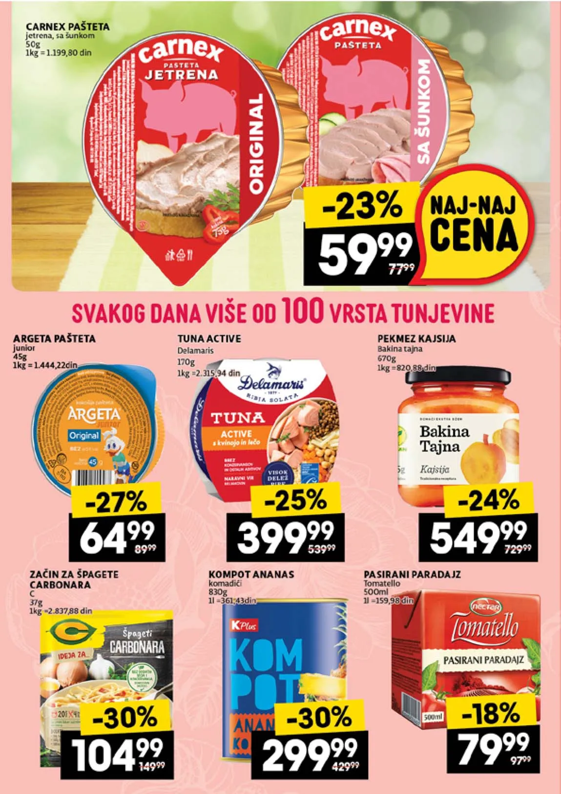 Idea kataloška akcija sniženja