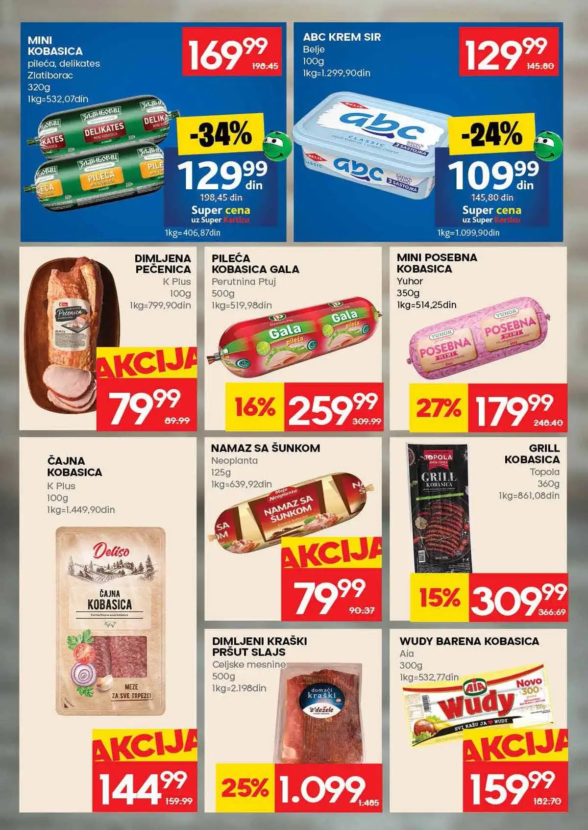 IDEA katalog sniženja do 08. aprila 2026 – strana 20 IDEA katalog akcija do 08. aprila 2026 strana 20 meso i mlečni proizvodi Srbija
