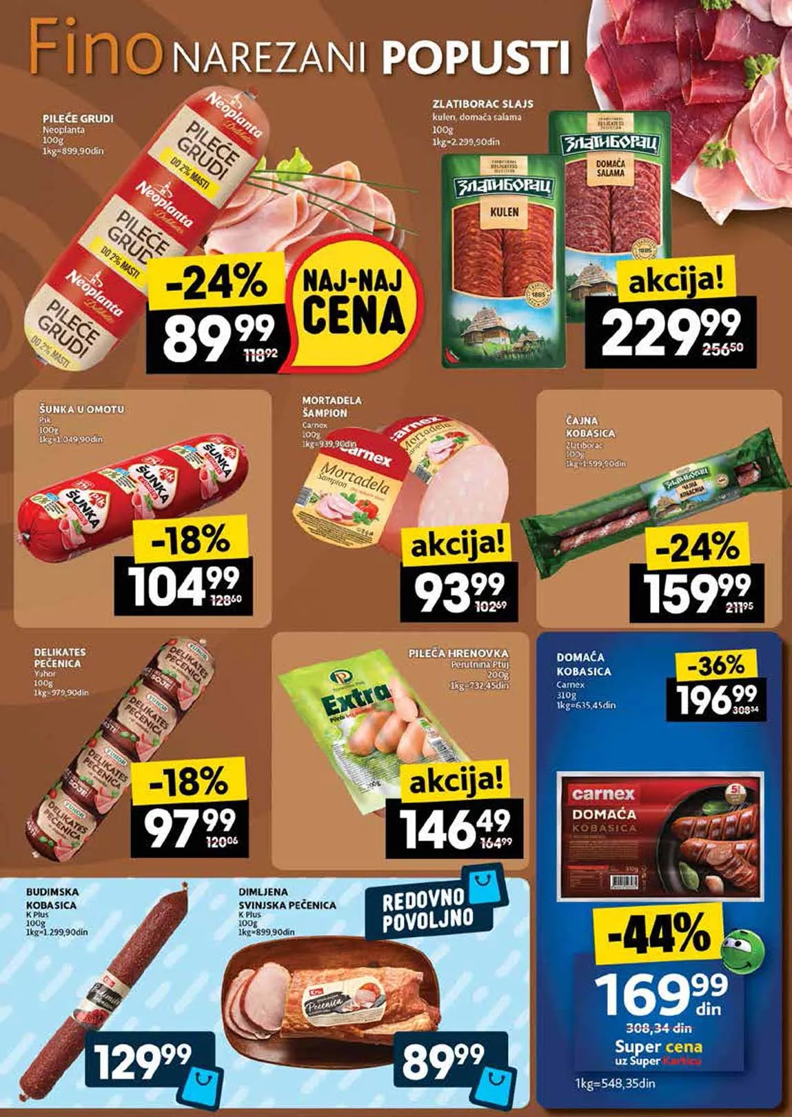 Idea kataloška akcija sniženja