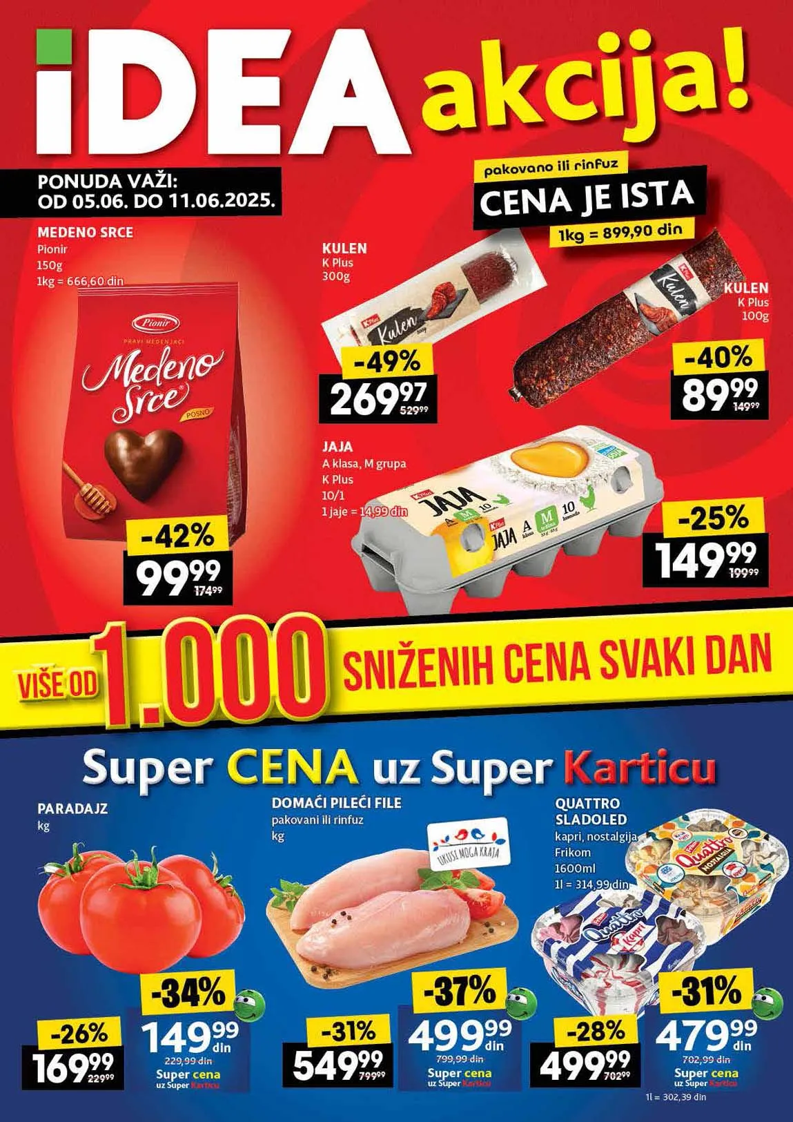 Idea kataloška akcija sniženja