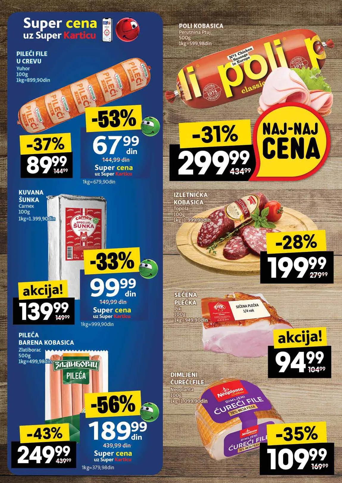 Idea kataloška akcija sniženja