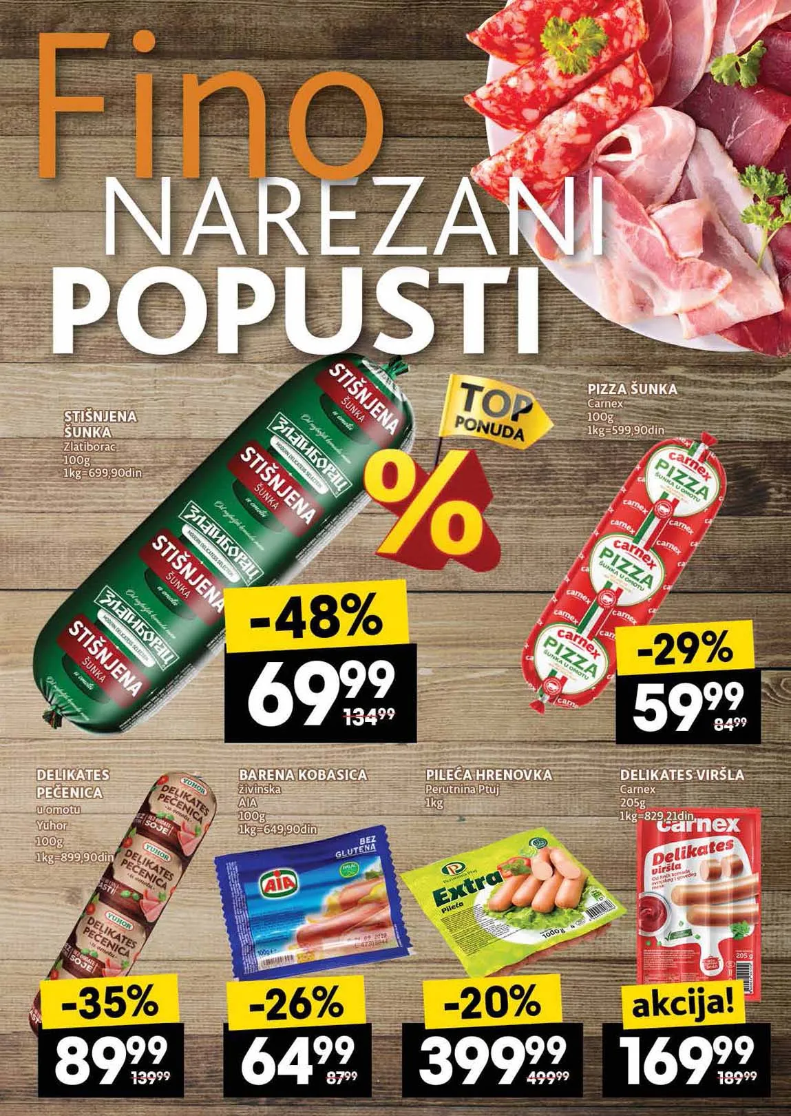 Idea kataloška akcija sniženja