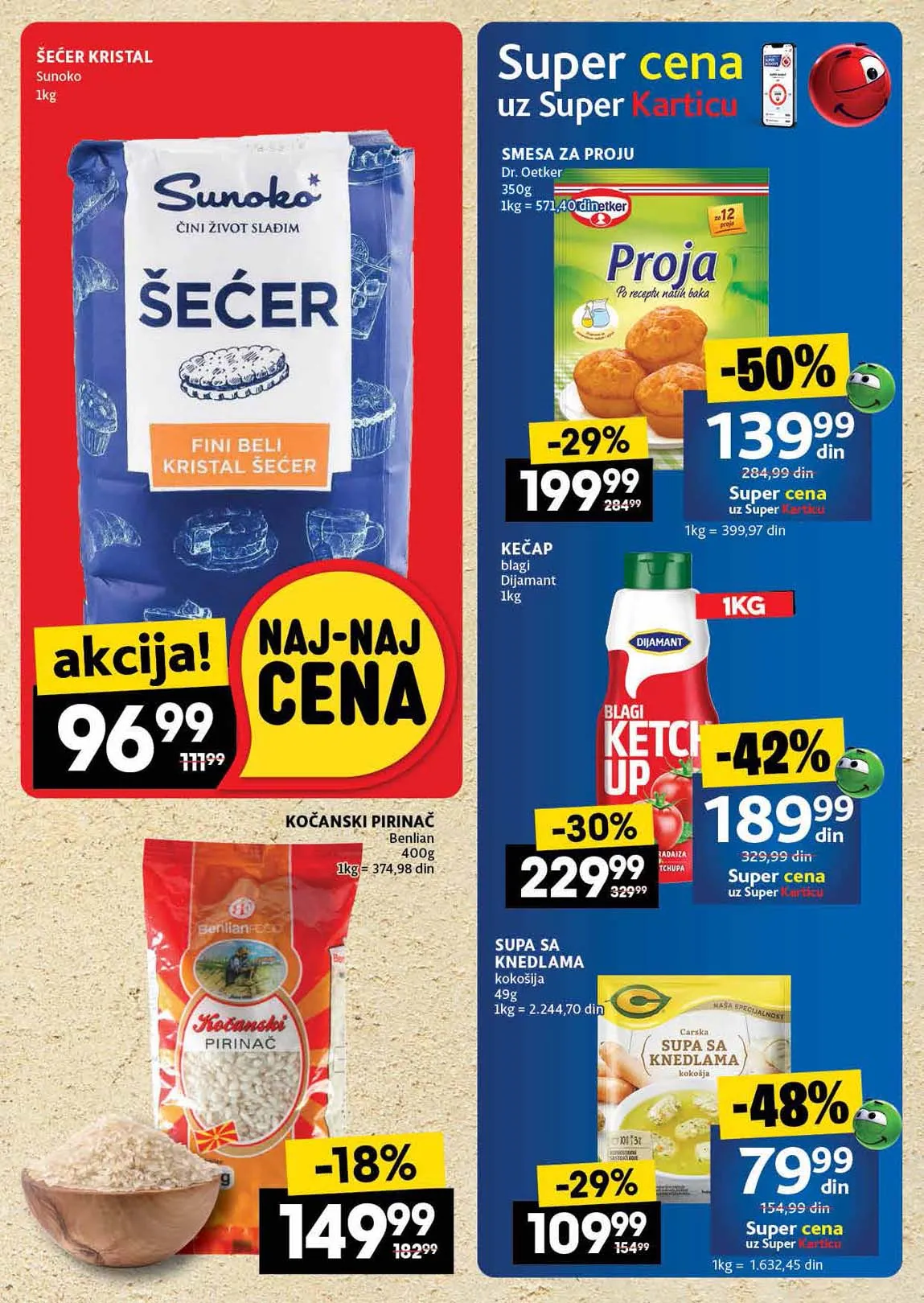 Idea kataloška akcija sniženja