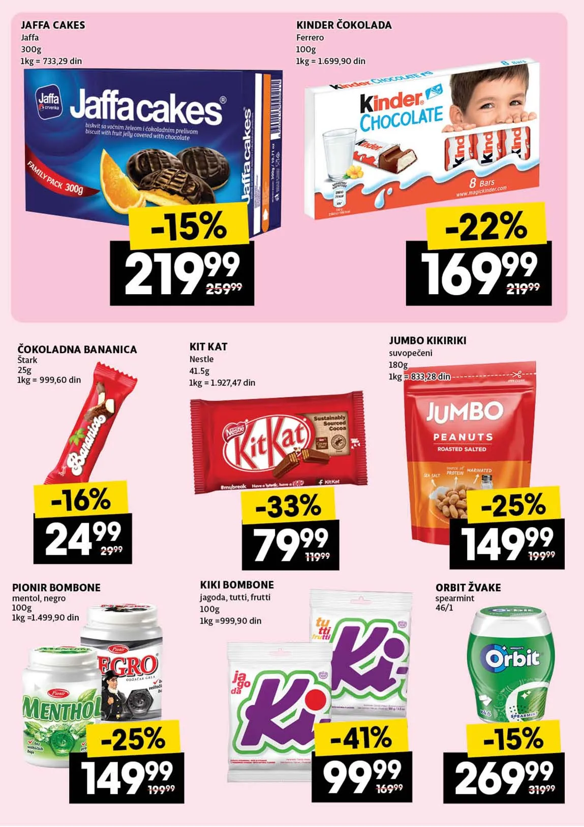 Idea kataloška akcija sniženja