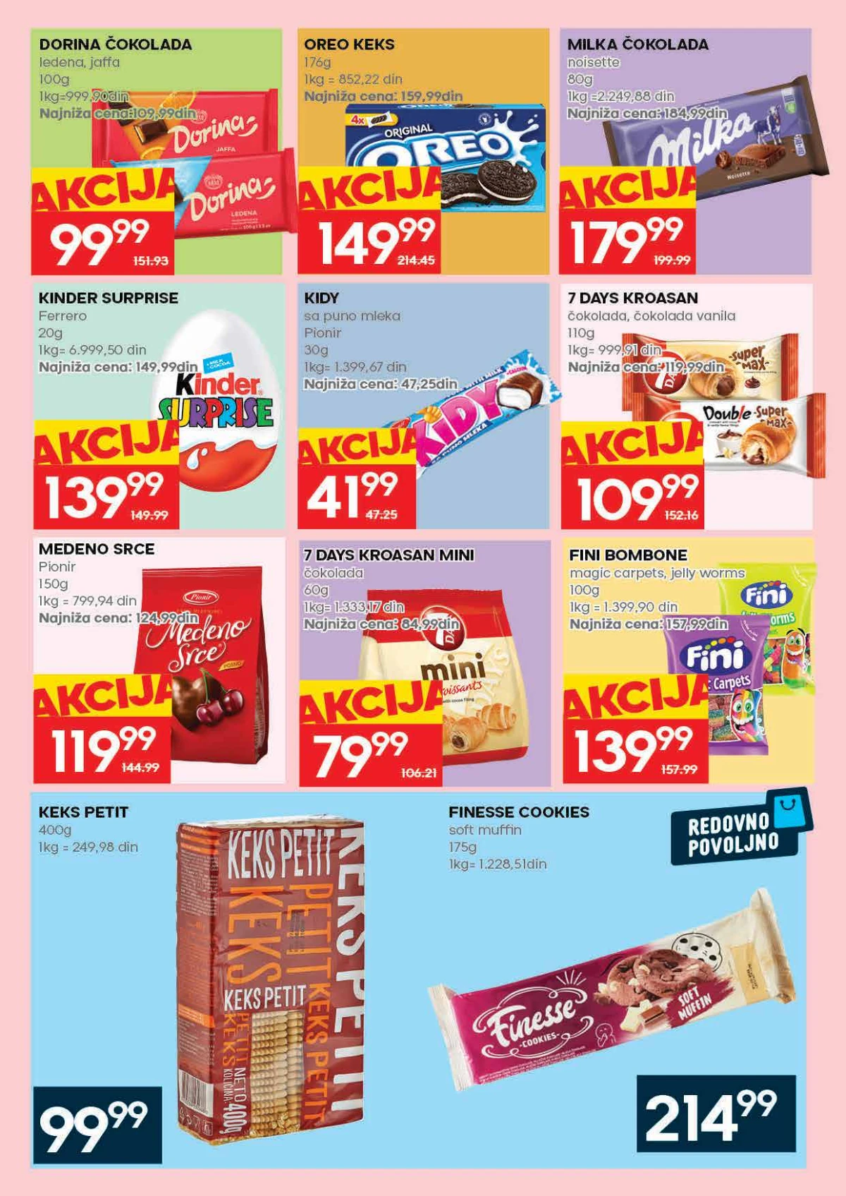 Cips flips stapici i grickalice na akciji