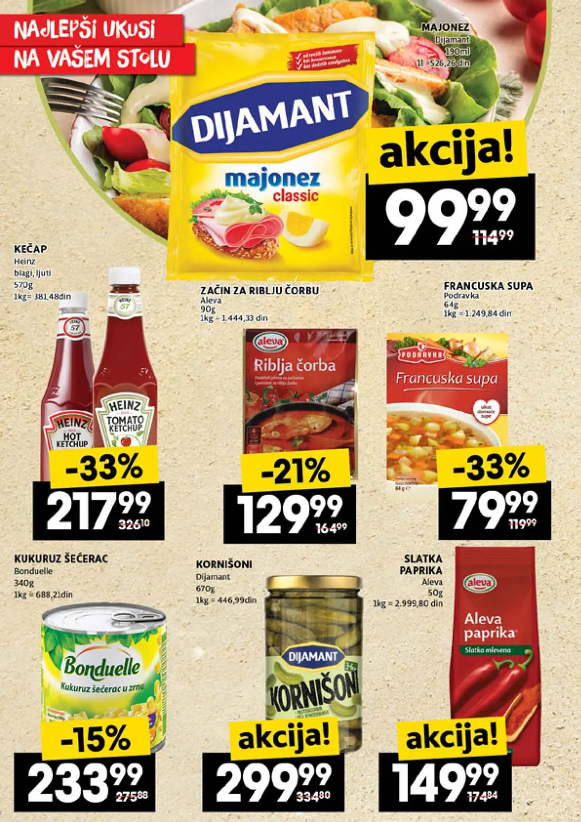 Idea kataloška akcija sniženja