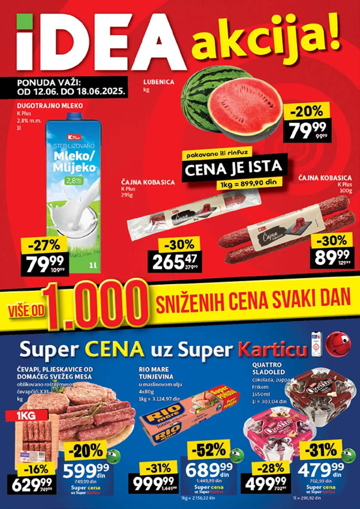 Idea kataloška akcija sniženja