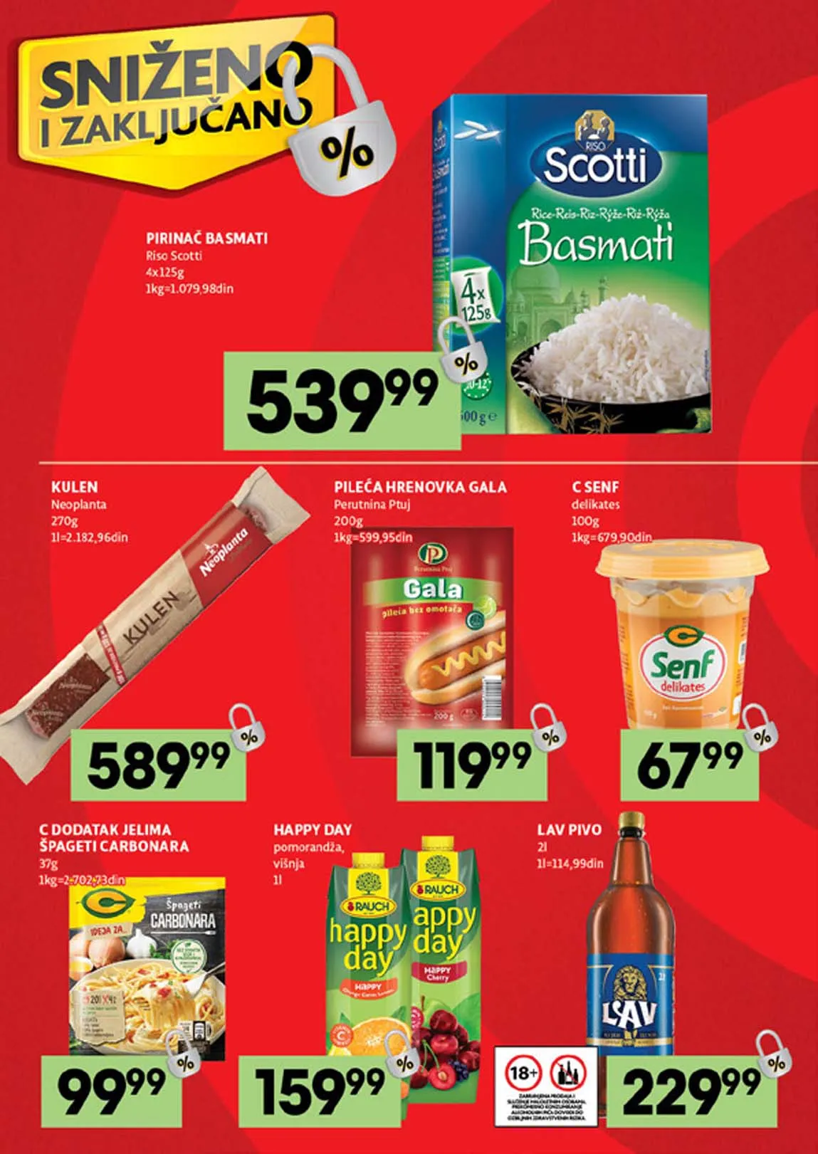 Idea kataloška akcija sniženja