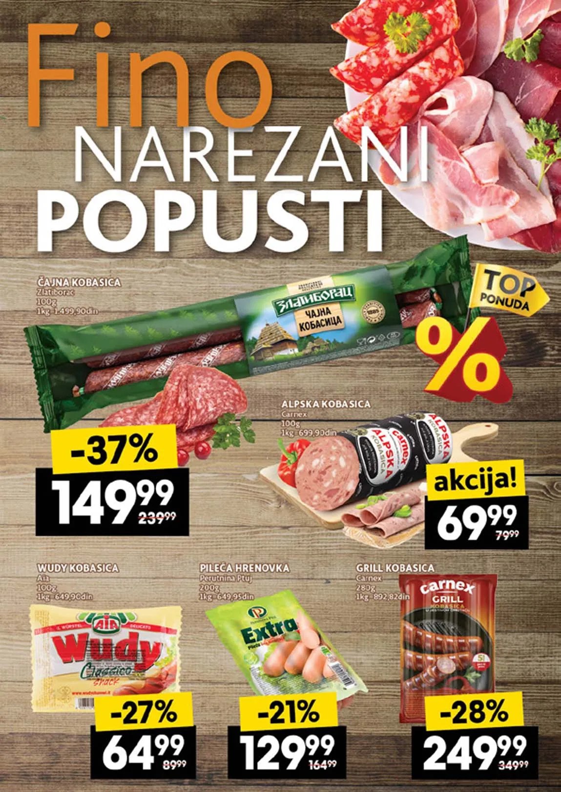 Idea kataloška akcija sniženja