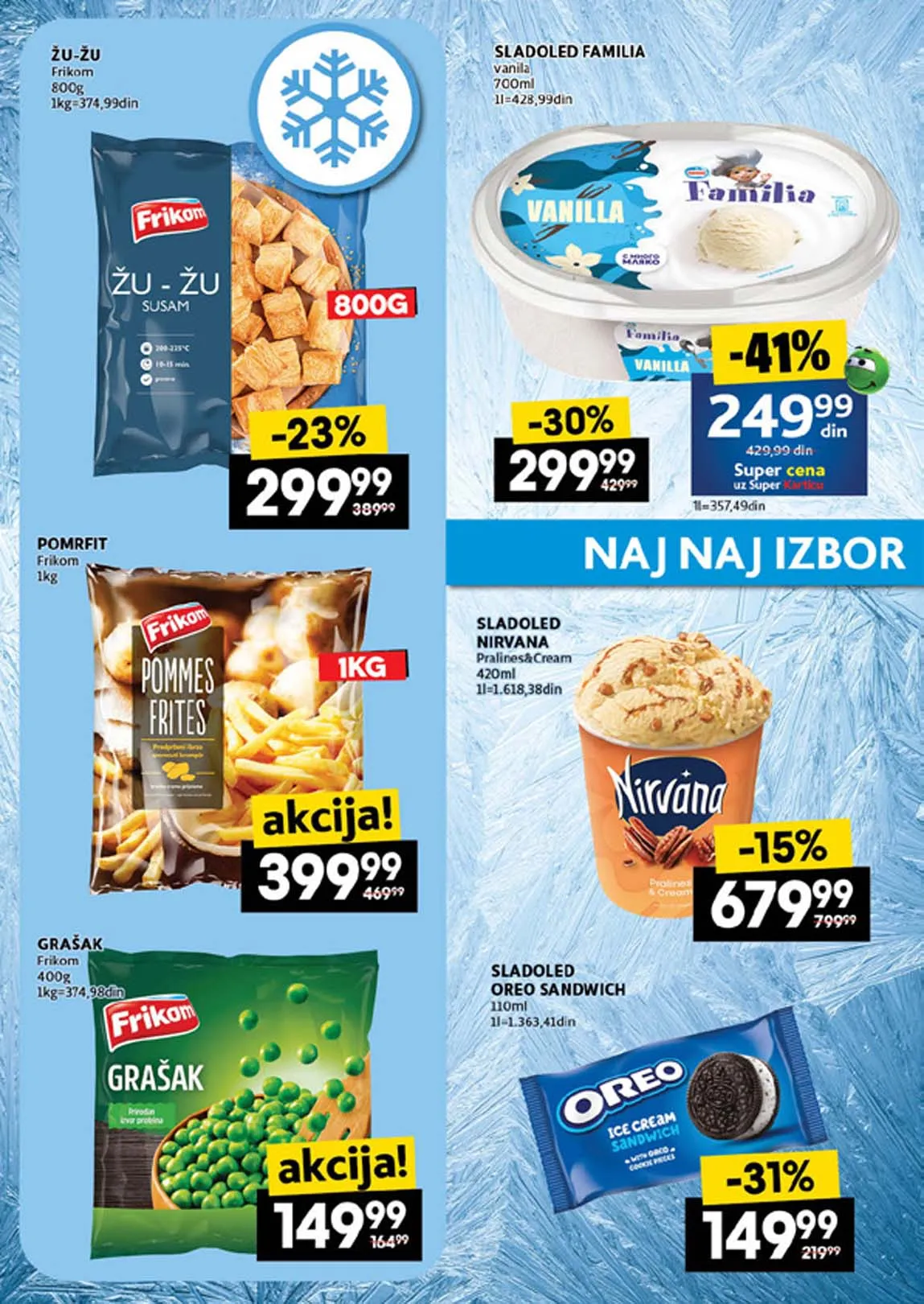 Idea kataloška akcija sniženja