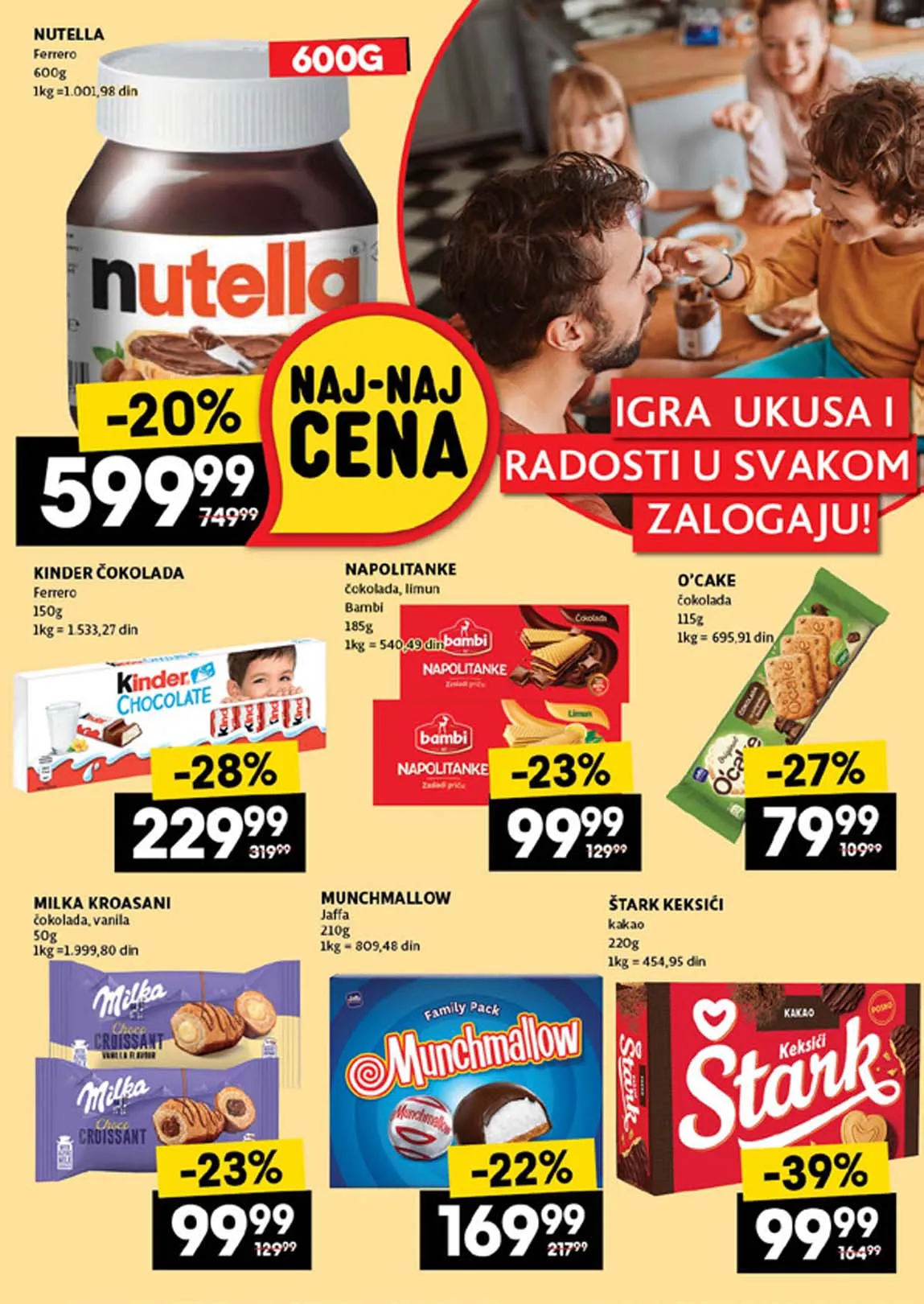 Idea kataloška akcija sniženja