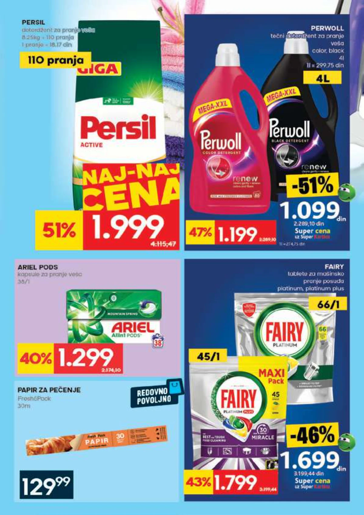 IDEA akcija – proizvodi za svakodnevnu kupovinu IDEA katalog strana 31 – prehrambeni proizvodi i kućne potrepštine