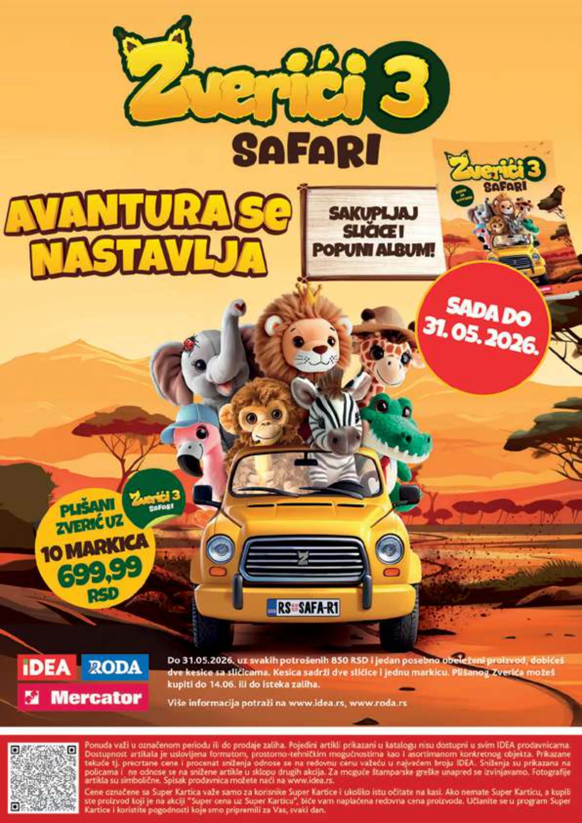 IDEA katalog do 20.05.2026 – završne akcijske ponude IDEA akcija strana 36 – završna strana kataloga sa dodatnim popustima