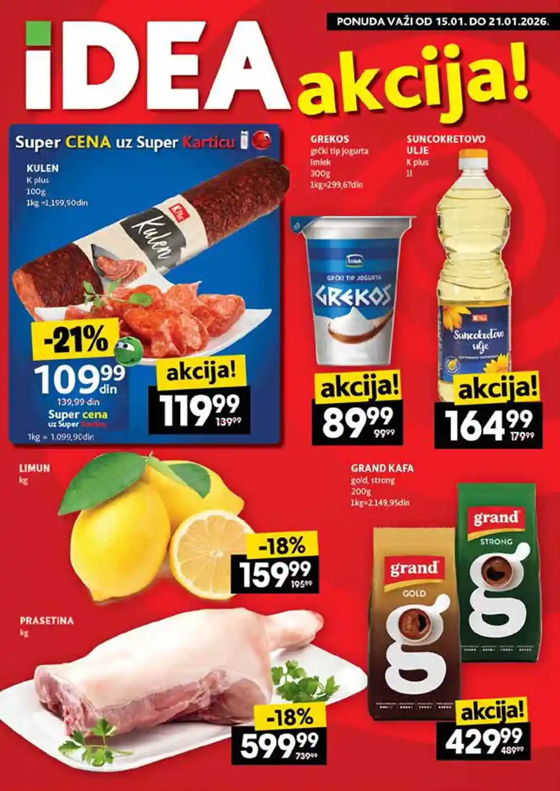 Idea kataloška akcija sniženja