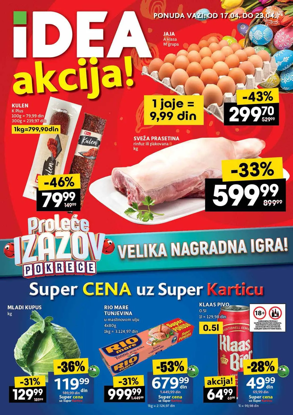 Idea kataloška akcija sniženja