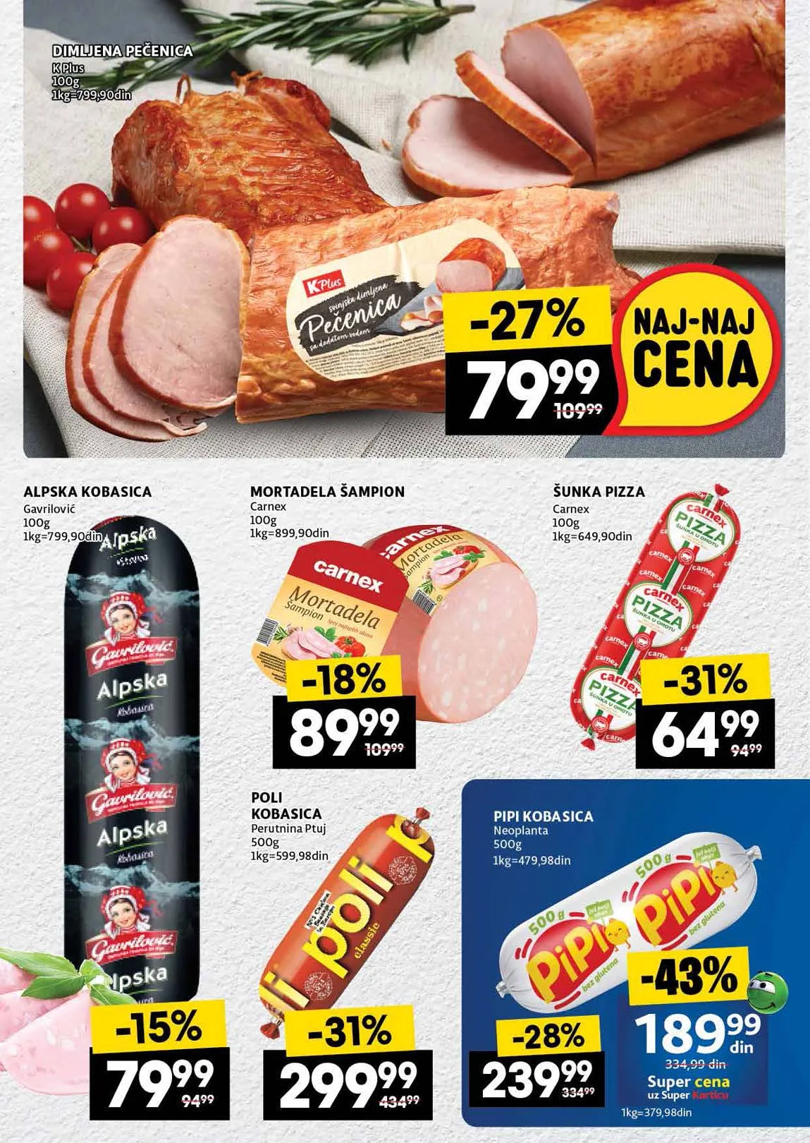 Idea kataloška akcija sniženja