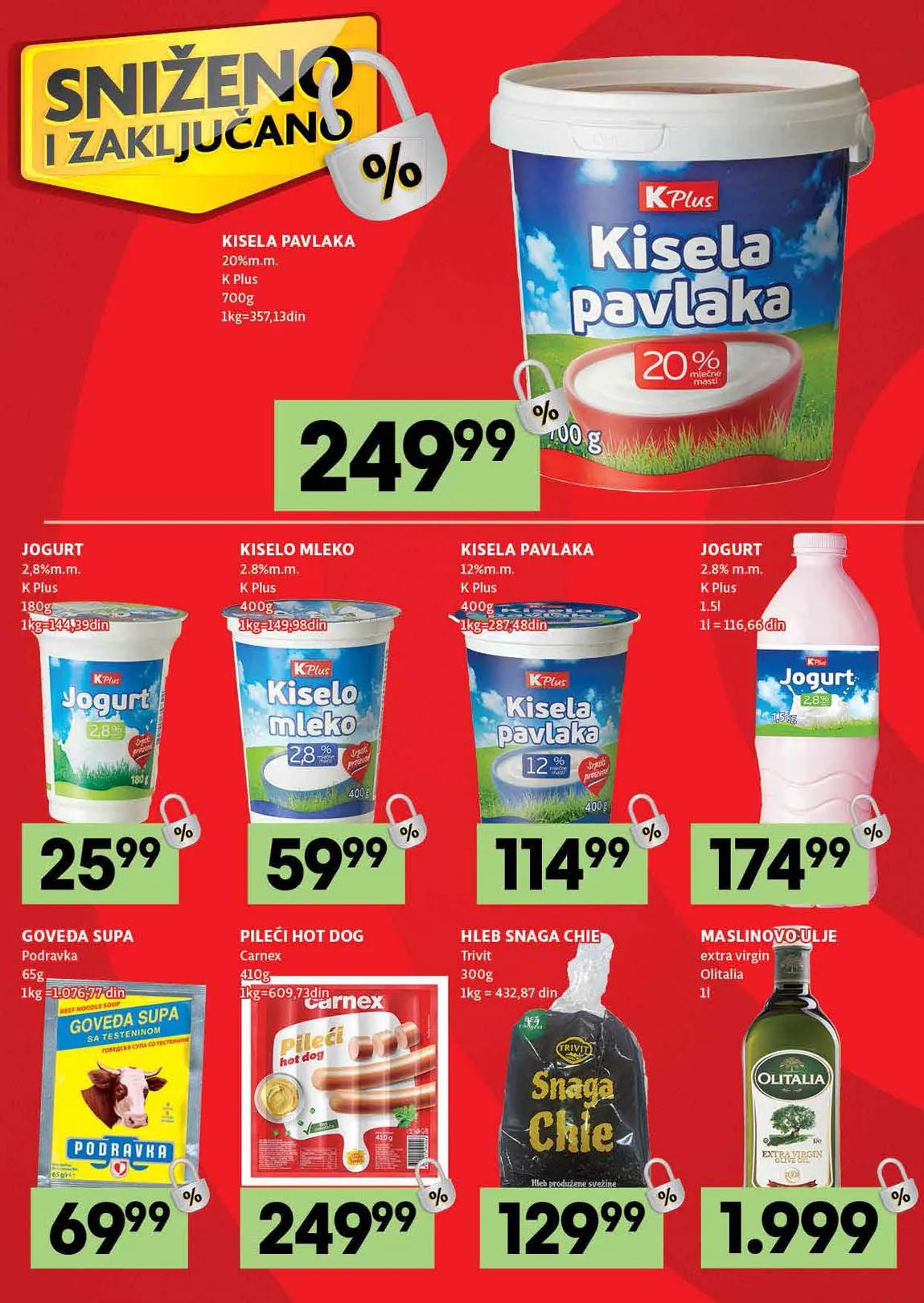 Idea kataloška akcija sniženja