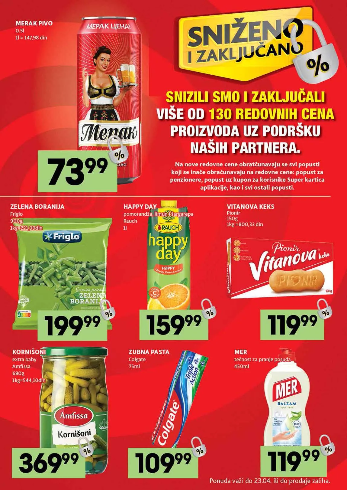Idea kataloška akcija sniženja