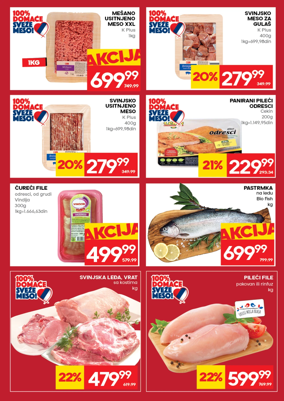IDEA katalog strana 5 – sveže meso i riba