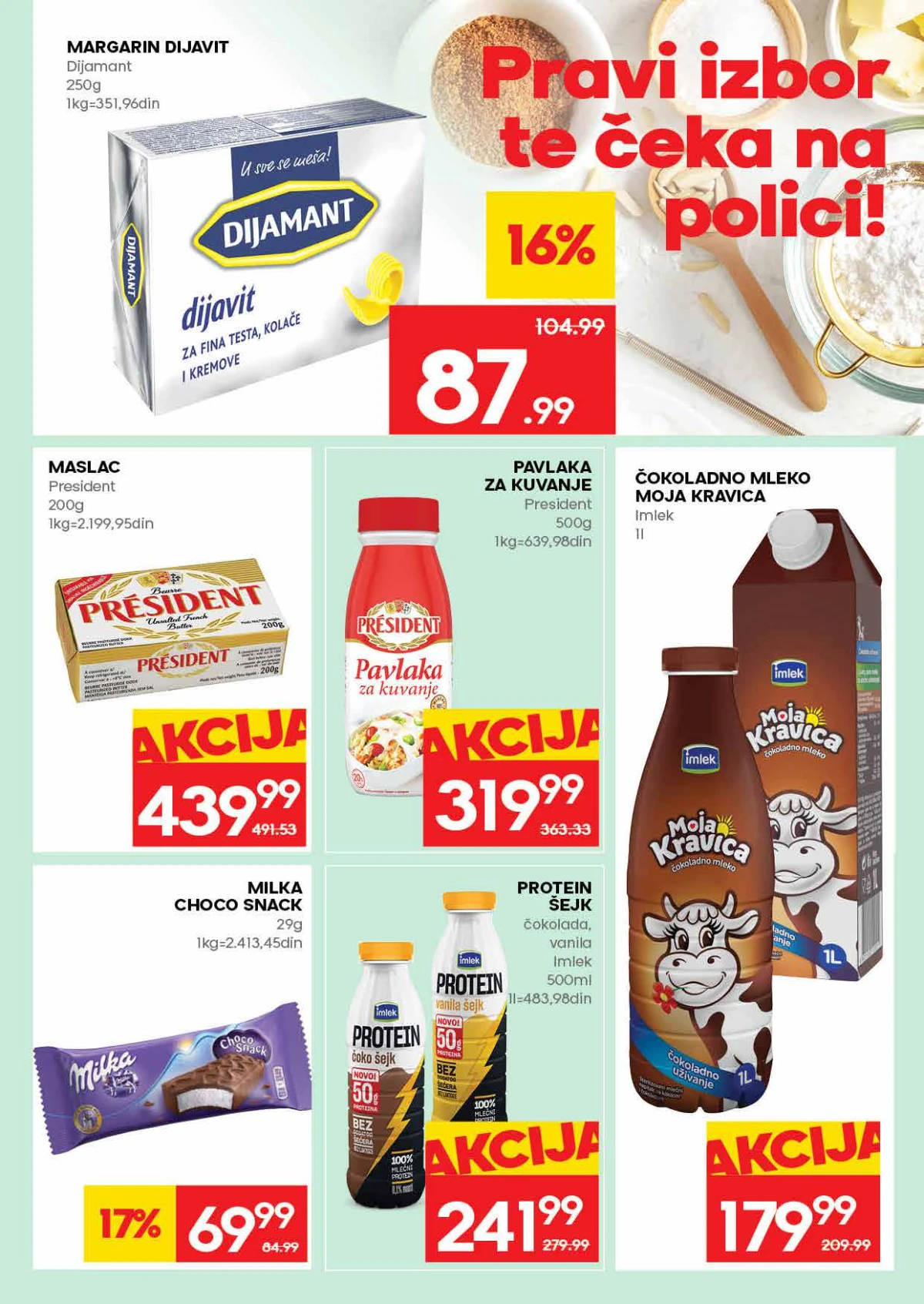 IDEA katalog – jaja i proteinski proizvodi na sniženju IDEA akcija strana 11 – jaja, margarin i proteinski proizvodi po akcijskim cenama
